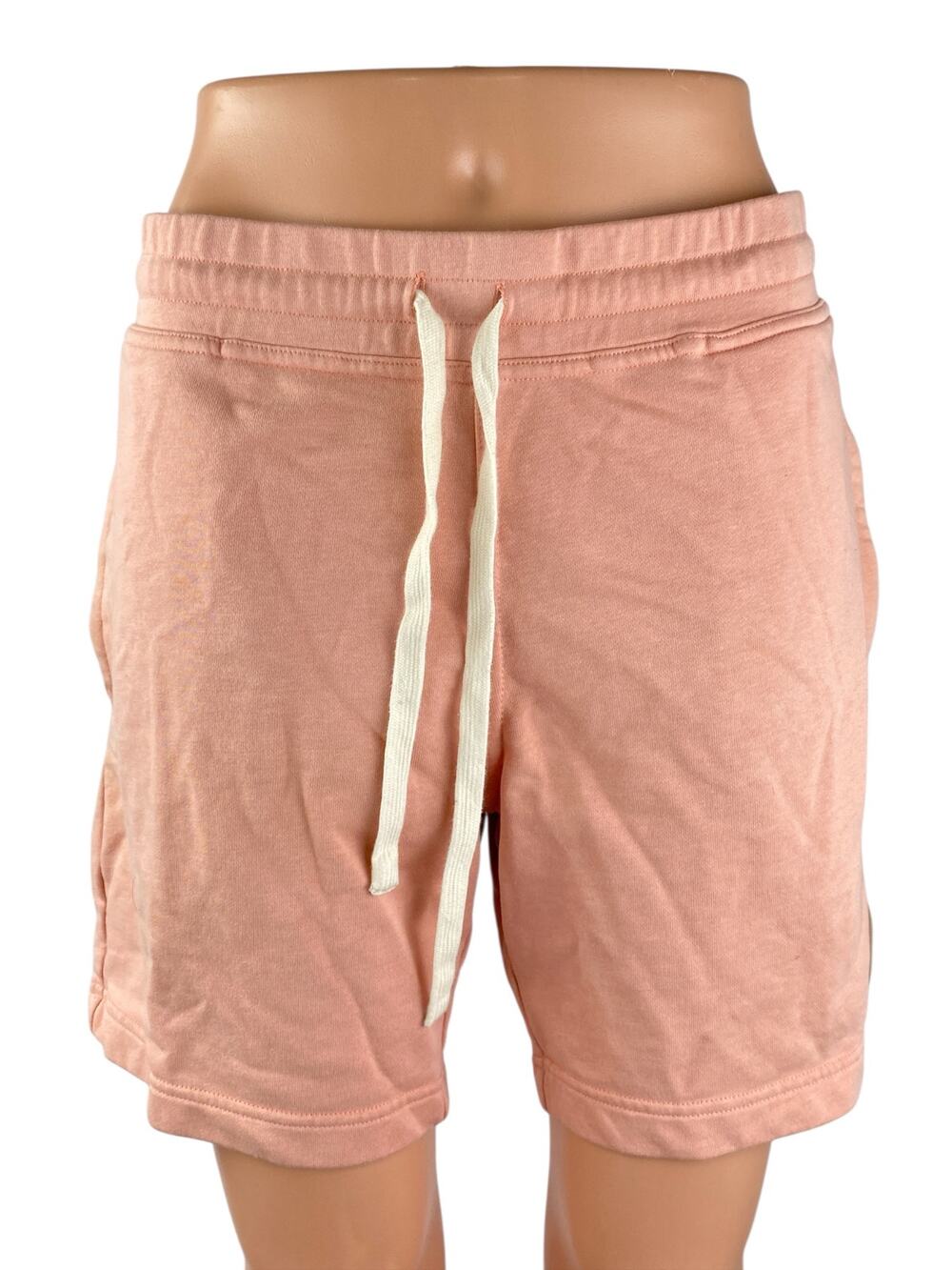 Eubi Women's Pink Cotton High Rise Casual Activewear Athletic Sweat Shorts Sz M